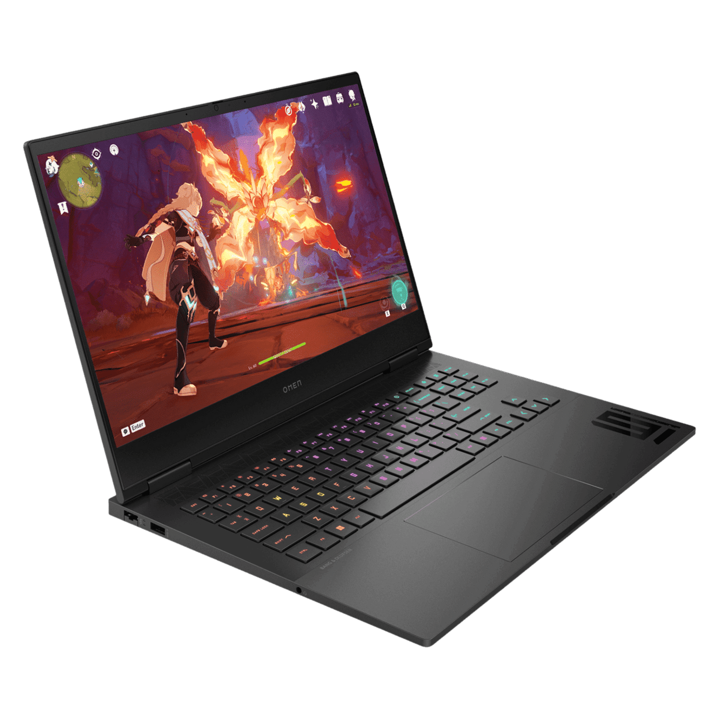 HP Omen 16 xd0020AX AMD Ryzen 7 Gaming Laptop (16GB, 1TB SSD, Windows 11 Home, 8GB Graphics, 16.1 inch 165 Hz FHD Display, NVIDIA GeForce RTX 4060, MS Office 2021, Shadow Black, 2.37 KG)