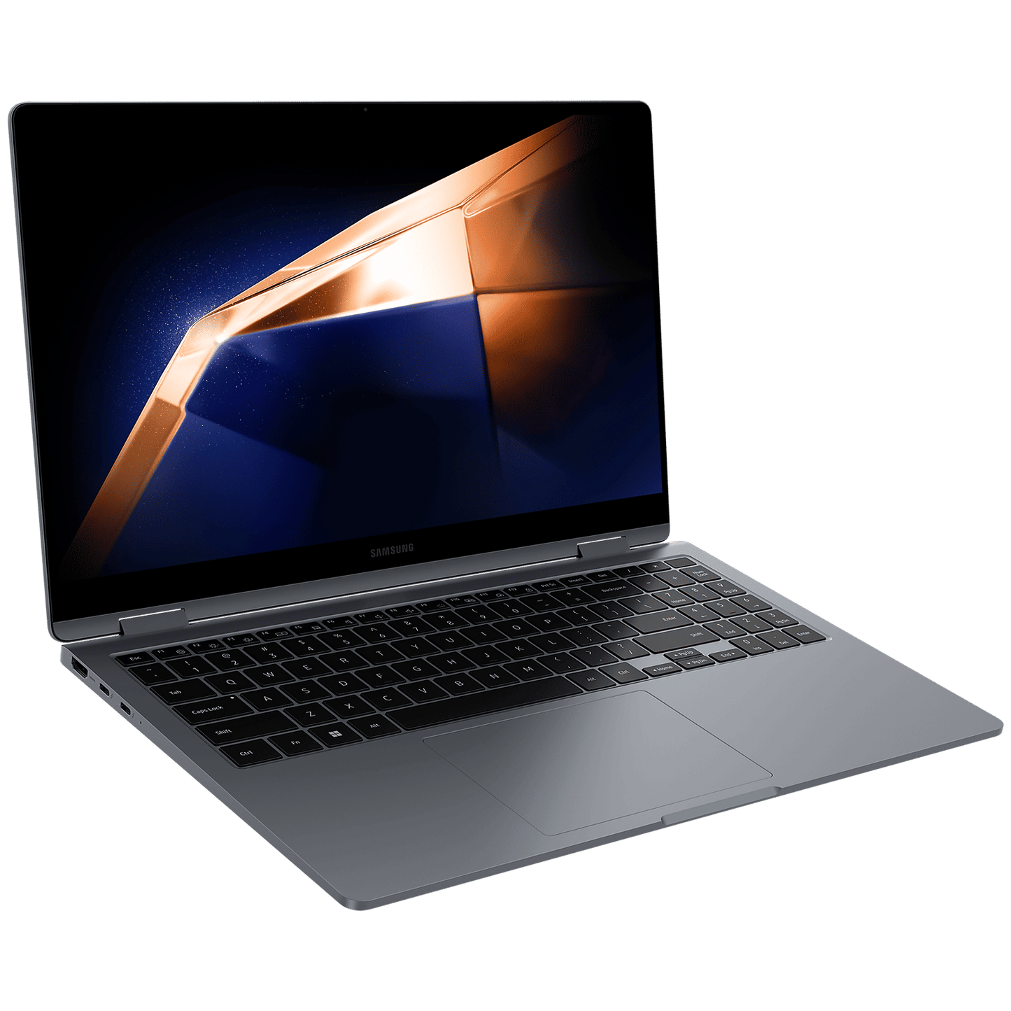 SAMSUNG Galaxy Book4 360 Intel Core 5 Touchscreen 2-in-1 Laptop (16GB, 512GB SSD, Windows 11 Home, 15.6 inch Full HD AMOLED Display, MS Office 2021, Gray, 1.46 KG)