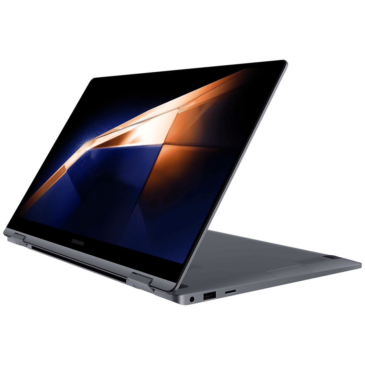 SAMSUNG Galaxy Book4 360 Intel Core 7 Touchscreen 2-in-1 Laptop (16GB, 512GB SSD, Windows 11 Home, 15.6 inch Full HD AMOLED Display, MS Office 2021, Gray, 1.46 KG)