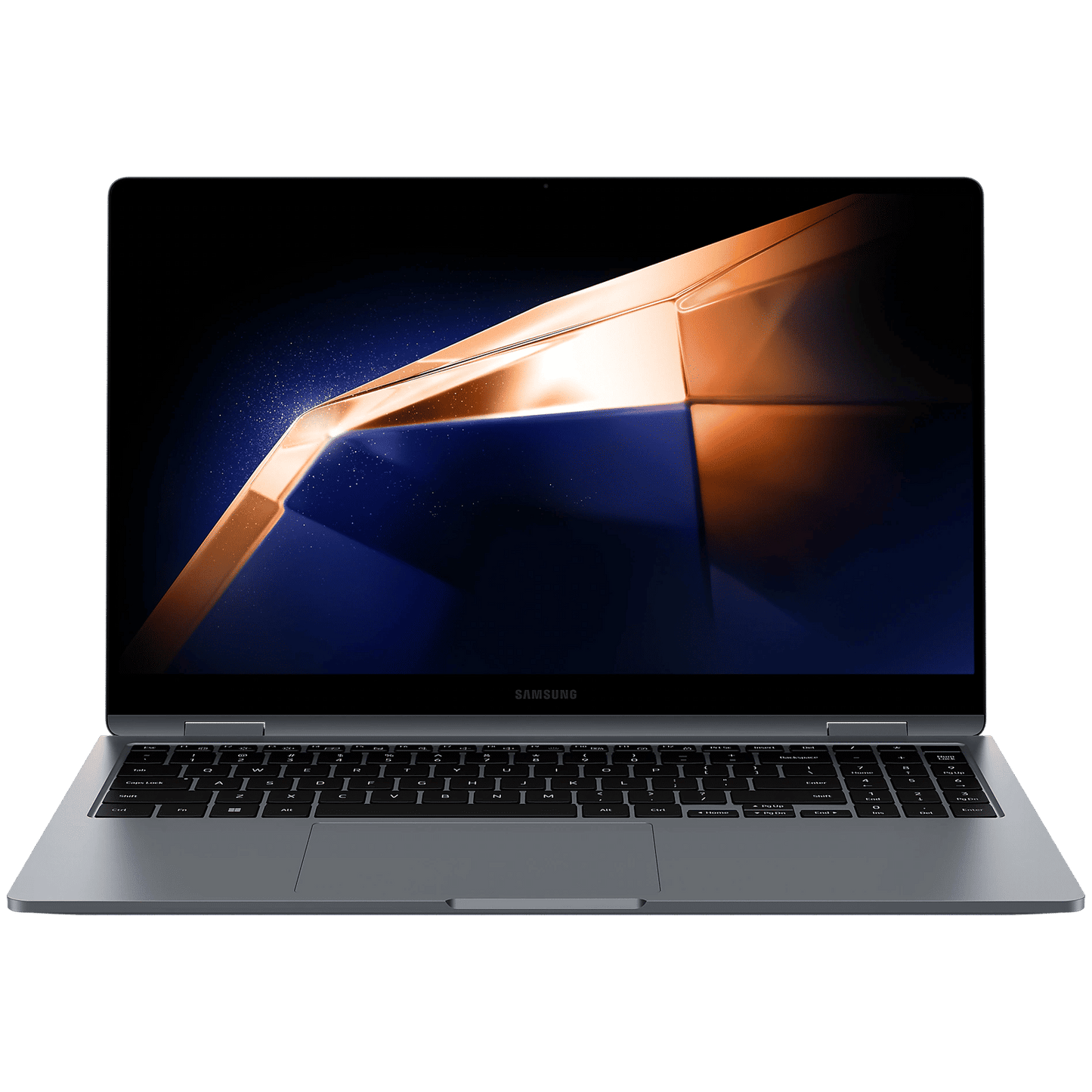 SAMSUNG Galaxy Book4 360 Intel Core 7 Touchscreen 2-in-1 Laptop (16GB, 512GB SSD, Windows 11 Home, 15.6 inch Full HD AMOLED Display, MS Office 2021, Gray, 1.46 KG)