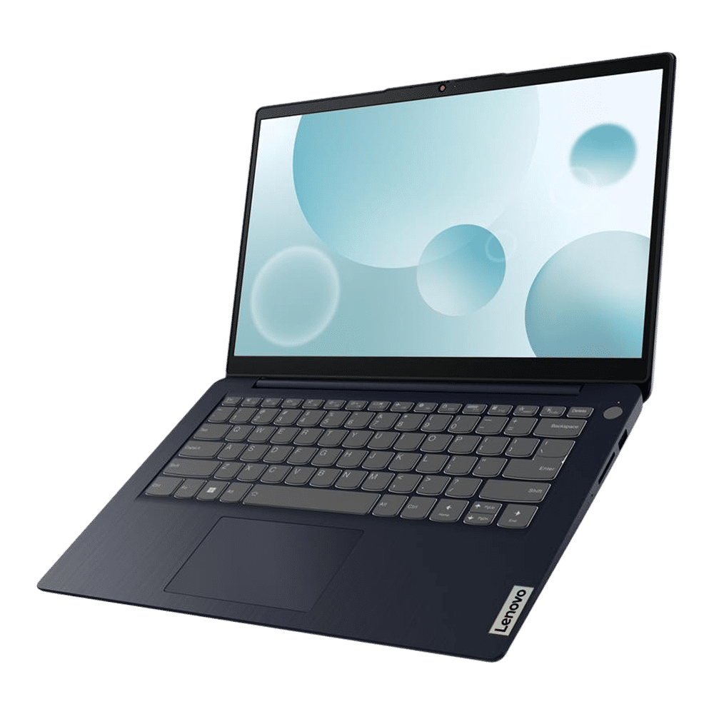 Lenovo IdeaPad 3 14IAU7 Intel Core i3 12th Gen Thin & Light Laptop (8GB, 512GB SSD, Windows 11 Home, 14 inch Full HD TN Display, MS Office 2021, Abyss Blue, 1.43 KG)