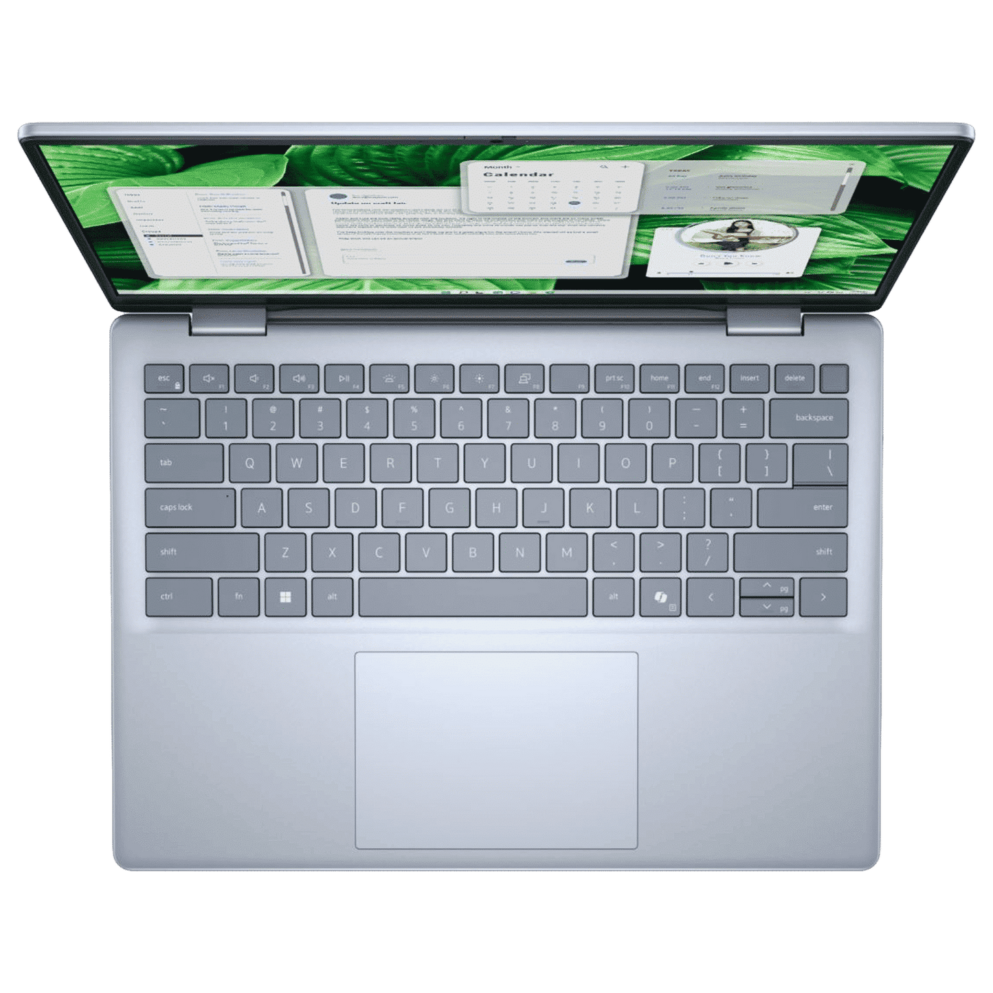 DELL Inspiron 5445 AMD Ryzen 7 8840U 8th Gen Thin & Light Laptop (16GB, 512GB SSD, Windows 11 Home, 14 inch FHD Plus Display, MS Office 2021, Ice Blue, 1.61 KG)