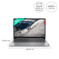 Lenovo IdeaPad 1 15IGL7 Intel Celeron Laptop (8GB, 512GB SSD, Windows 11 Home, 15.6 inch HD Display, MS Office 2021, Cloud Grey, 1.54 KG)