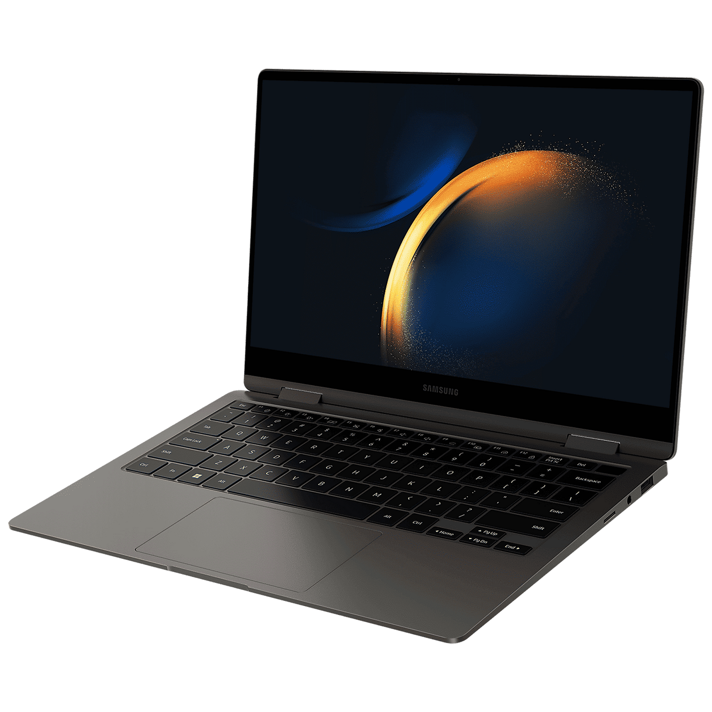 SAMSUNG Galaxy Book3 360 Intel Core i7 13th Gen 2-in-1 Laptop (16GB, 512GB SSD, Windows 11 Home, 13.3 inch Full HD Super AMOLED Display, MS Office 2021, Graphite, 1.16 KG)
