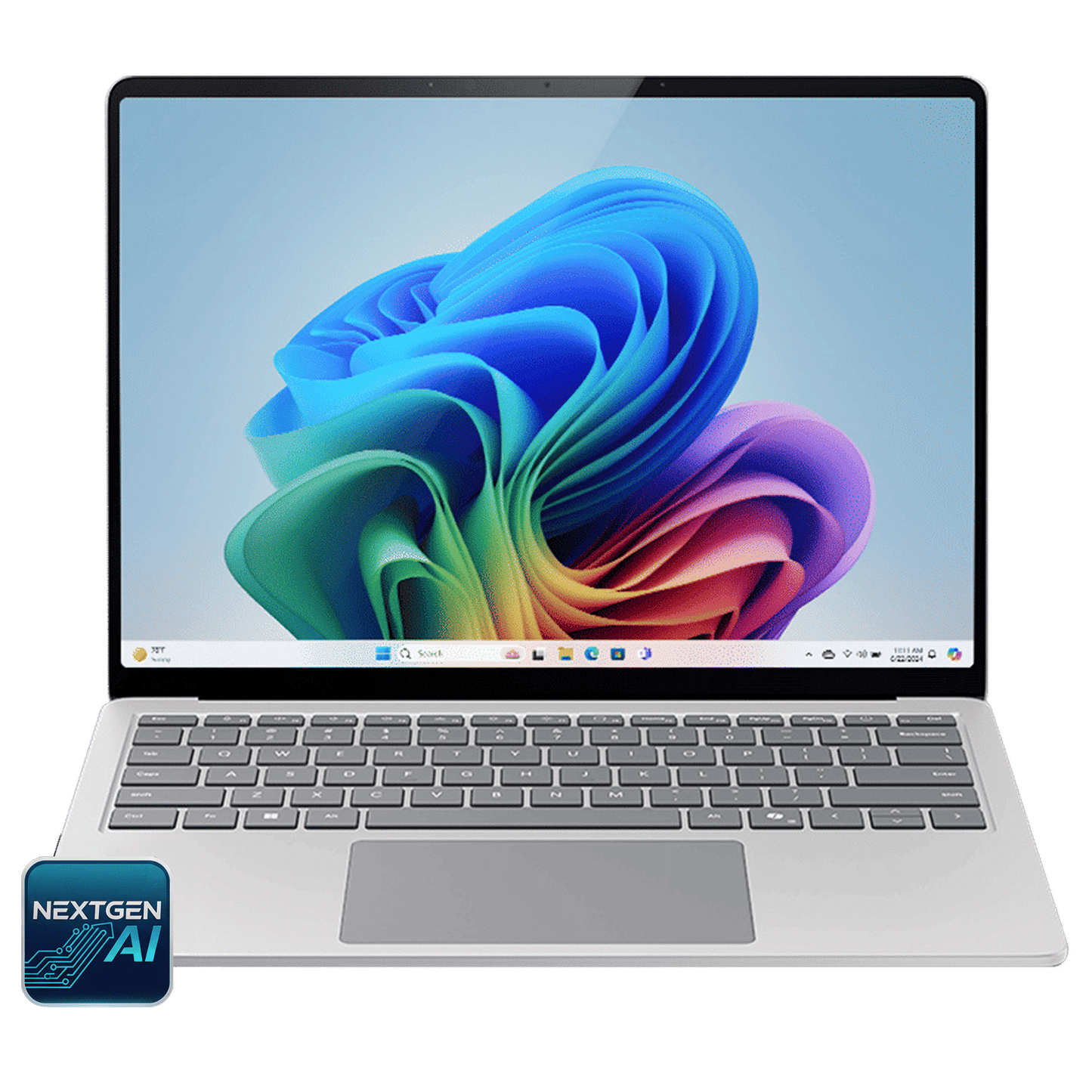 Microsoft Surface 7th Edition Snapdragon X Plus Touchscreen Ultra Thin Laptop (16GB, 256GB SSD, Windows 11 Home, 13.8 inch LCD Display, Platinum, 1.34 KG)
