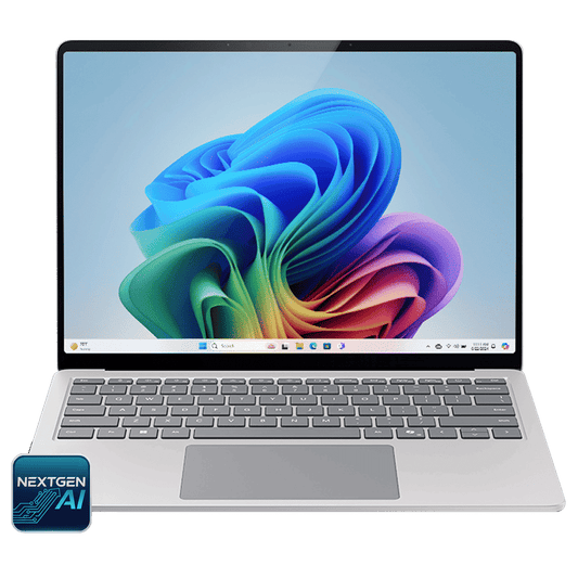 Microsoft Surface 7th Edition Snapdragon X Plus Touchscreen Ultra Thin Laptop (16GB, 256GB SSD, Windows 11 Home, 13.8 inch LCD Display, Platinum, 1.34 KG)