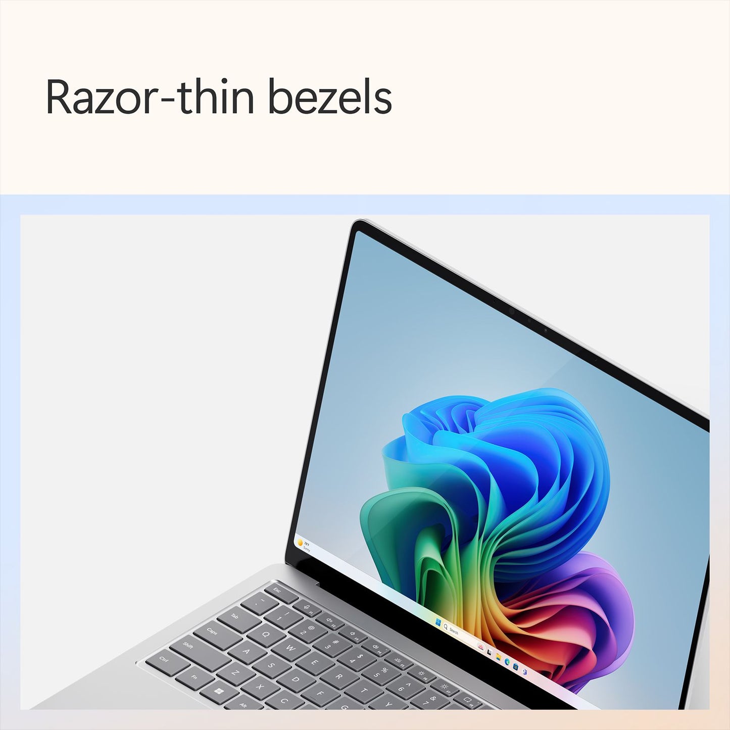 Microsoft Surface 7th Edition Snapdragon X Plus Touchscreen Ultra Thin Laptop (16GB, 256GB SSD, Windows 11 Home, 13.8 inch LCD Display, Platinum, 1.34 KG)