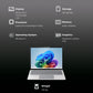 Microsoft Surface 7th Edition Snapdragon X Elite Touchscreen Ultra Thin Laptop (16GB, 256GB SSD, Windows 11 Home, 15 inch LCD Display, Platinum, 1.66 KG)