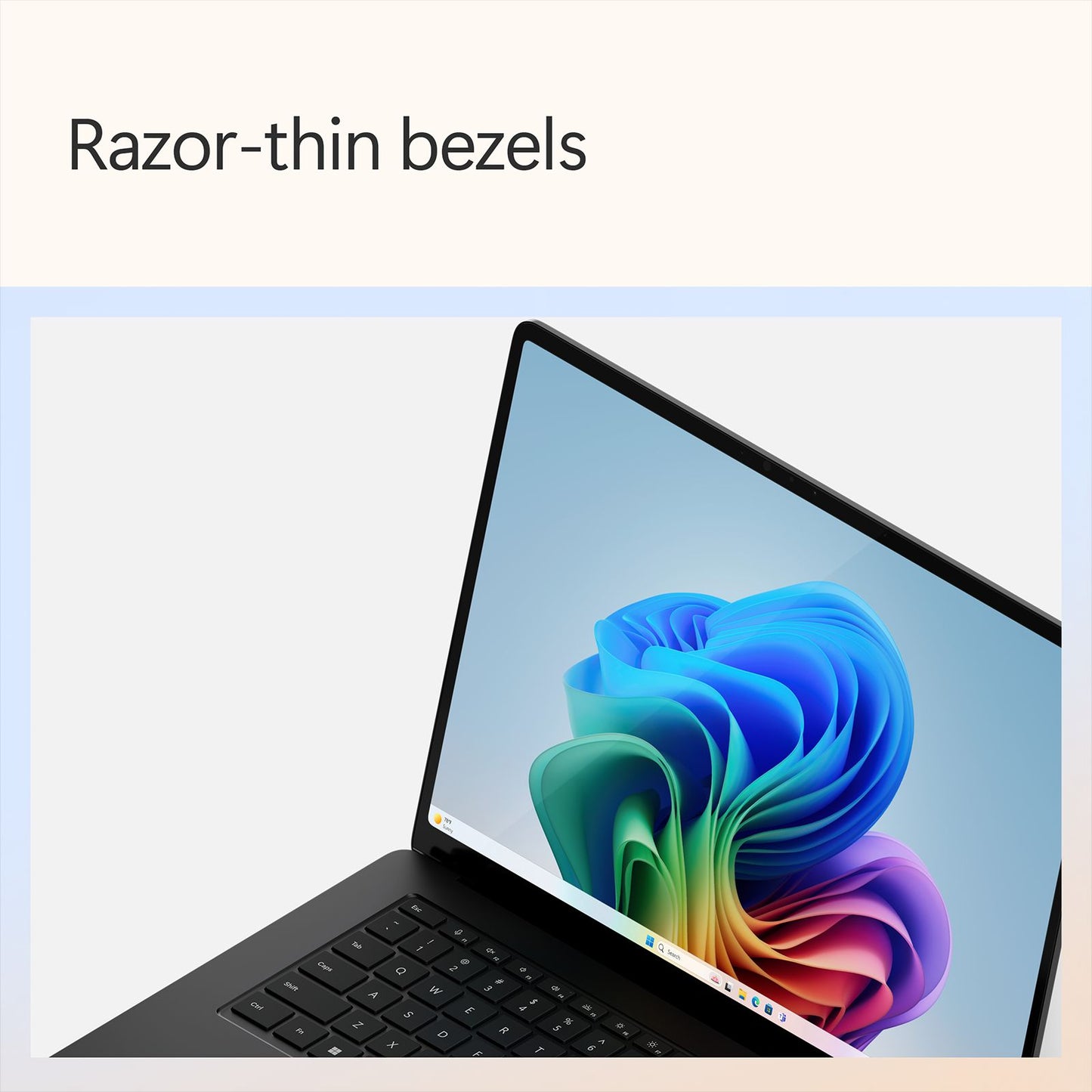 Microsoft Surface 7th Edition Snapdragon X Elite Touchscreen Ultra Thin Laptop (16GB, 1TB SSD, Windows 11 Home, 15 inch LCD Display, Black, 1.66 KG)