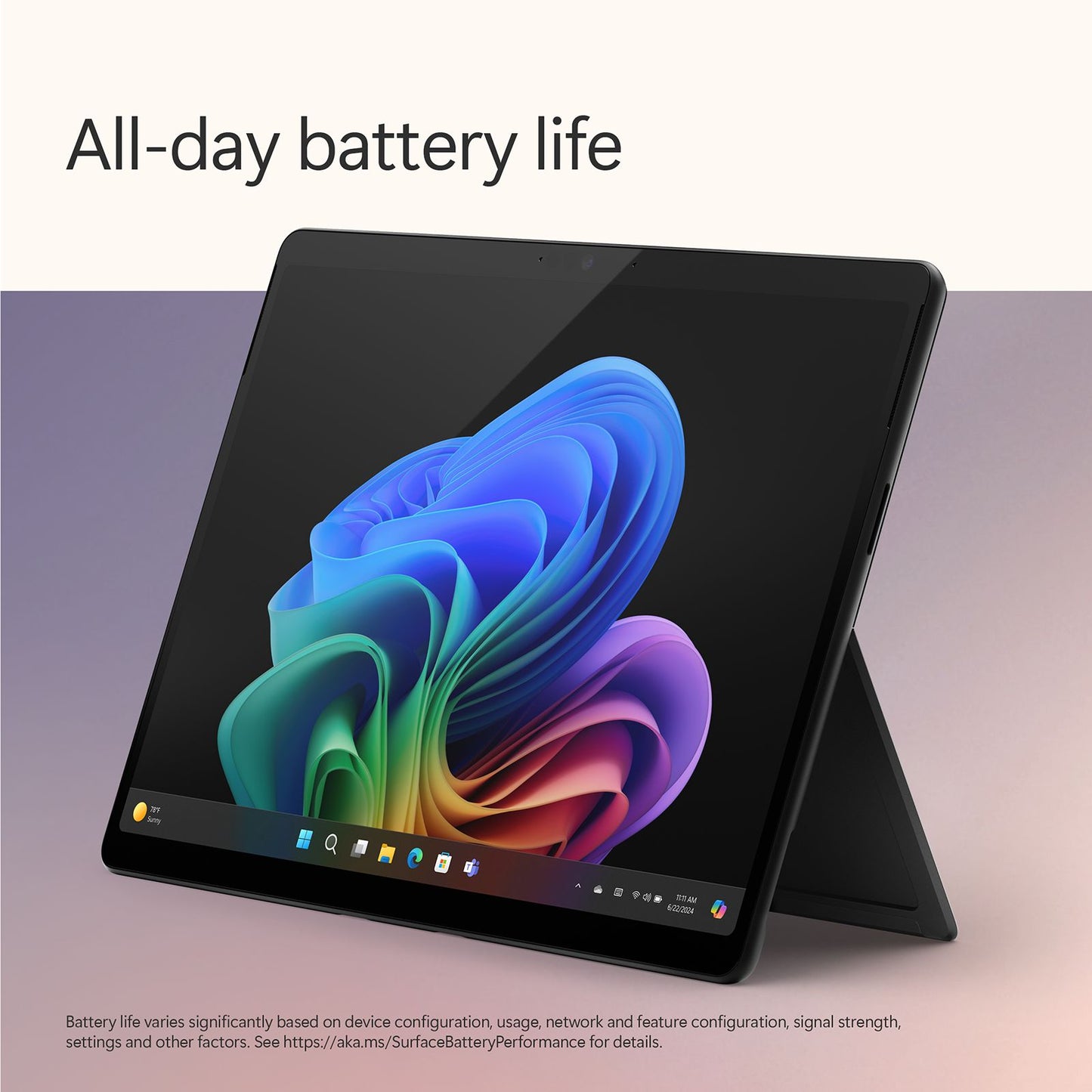 Microsoft Surface Pro 11th Edition Wi-Fi Windows 11 Home Tablet (13 Inch, 16GB RAM, 1TB ROM, Black)