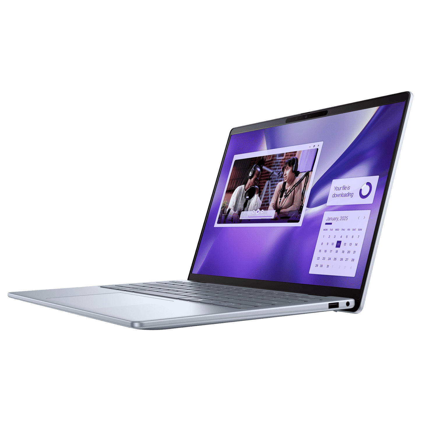 DELL Inspiron 14 Plus Snapdragon X Plus Touchscreen Thin & Light Laptop (16GB, 1TB SSD, Windows 11 Home, 14 inch QHD Plus IPS Display, MS Office 2021, Ice Blue, 1.40 KG)
