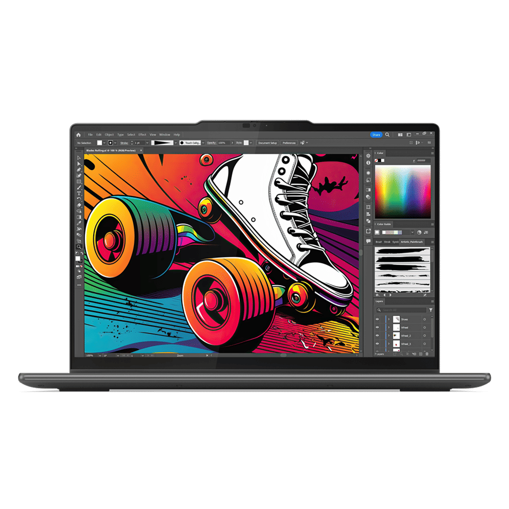 Lenovo Yoga 7 14IML9 Intel Core Ultra 5 Touchscreen 2-in-1 Laptop (16GB, 512GB SSD, Windows 11 Home, 14 inch WUXGA OLED Display, MS Office 2021, Storm Grey, 1.49 KG)