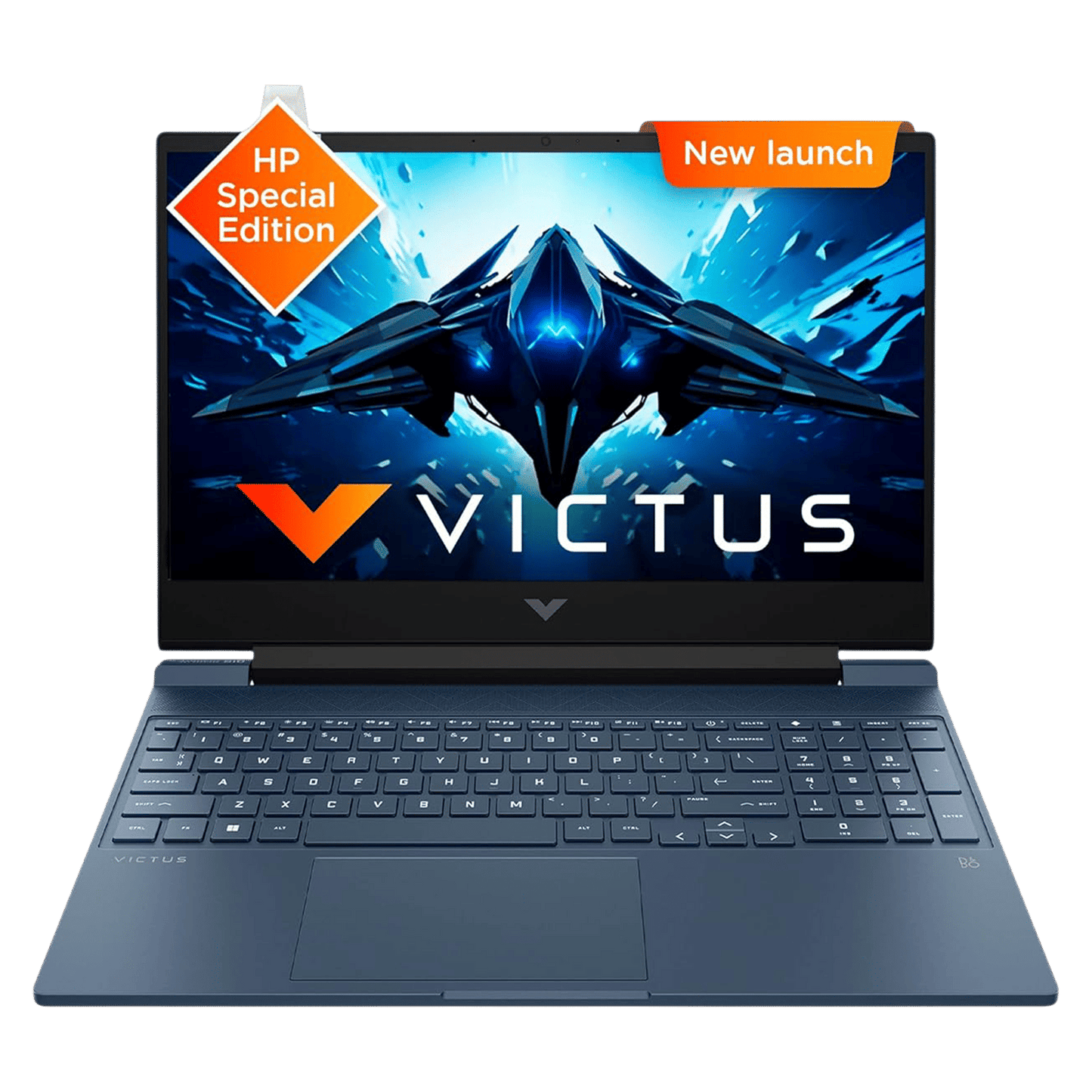 HP Victus 15-FA1411TX Intel Core i7 12th Gen Gaming Laptop (16GB, 512GB SSD, Windows 11 Home, 4GB Graphics, 15.6 inch 144 Hz Full HD IPS Display, NVIDIA GeForce RTX 3050, MS Office Home & Student 2021, Performance Blue, 2.29 KG)