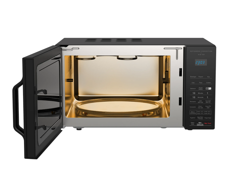 IFB 30BRC4 30L Convection Microwave Oven (Black) with Rotisserie, 125 Auto Cook Menus, Touch Keypad &  Baking, Grilling & Reheating