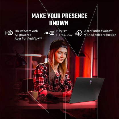 acer NITRO V ANV15-41 AMD Ryzen 7 Gaming Laptop (16GB, 512GB SSD, Windows 11 Home, 6GB Graphics, 15.6 inch 144 Hz Full HD Display, NVIDIA GeForce RTX 3050, Obsidian Black, 2.1 KG)