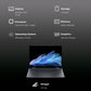 HP OmniBook Ultra Flip 14-fh0026TU Intel Core Ultra 7 Touchscreen Thin & Light Laptop (16GB, 1TB SSD, Windows 11 Home, 14 inch OLED Display, MS Office 2021, Eclipse Gray, 1.34 KG)