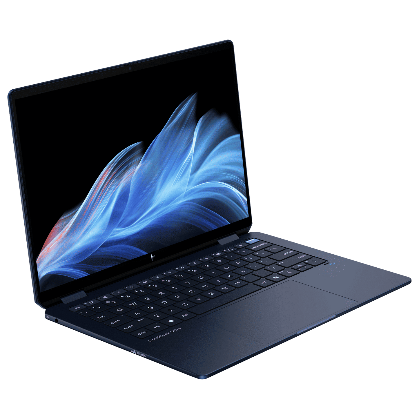 HP OmniBook Ultra Flip 14-fh0046TU Intel Core Ultra 7 Touchscreen Thin & Light Laptop (32GB, 1TB SSD, Windows 11 Home, 14 inch OLED Display, MS Office 2021, Atmospheric Blue, 1.34 KG)