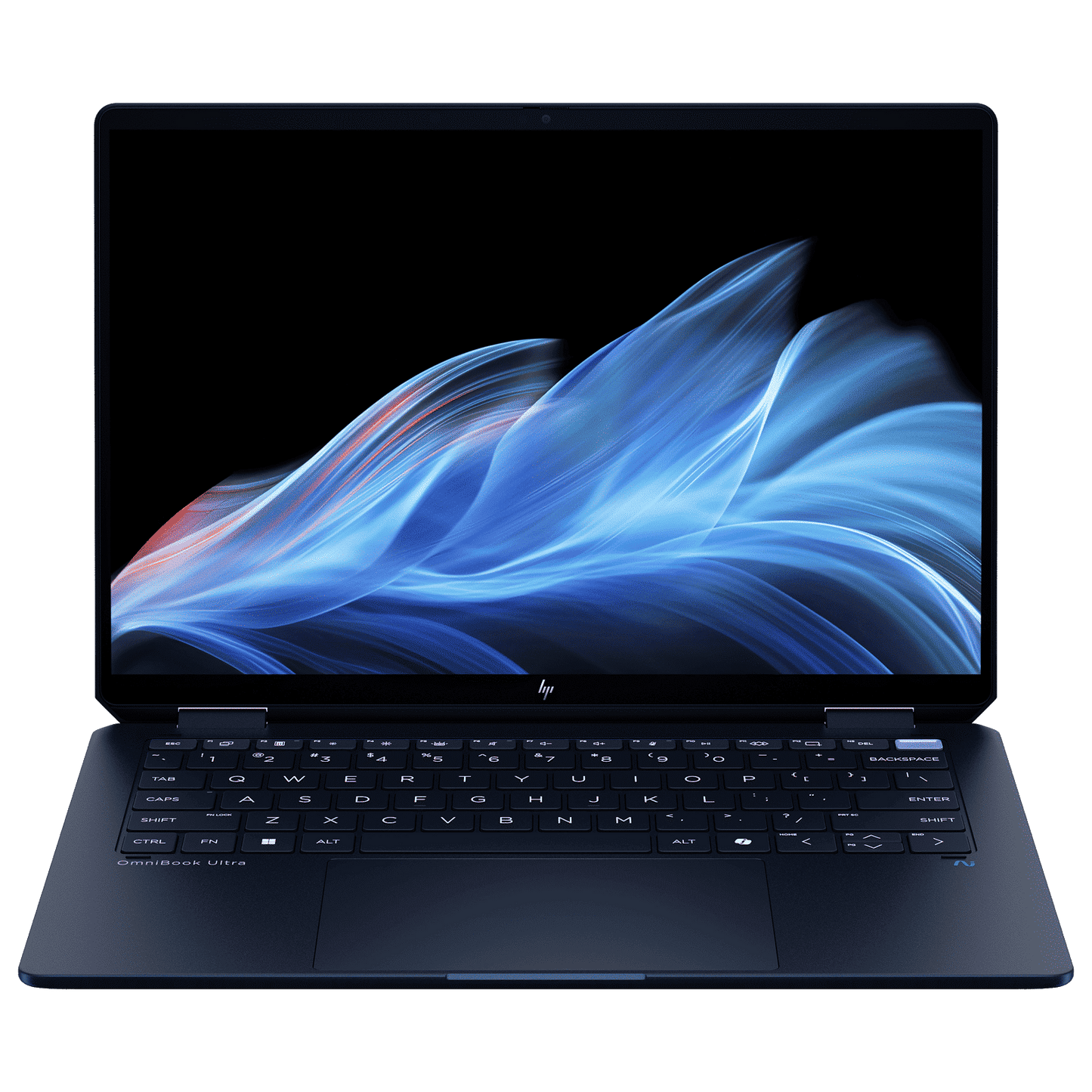 HP OmniBook Ultra Flip 14-fh0046TU Intel Core Ultra 7 Touchscreen Thin & Light Laptop (32GB, 1TB SSD, Windows 11 Home, 14 inch OLED Display, MS Office 2021, Atmospheric Blue, 1.34 KG)