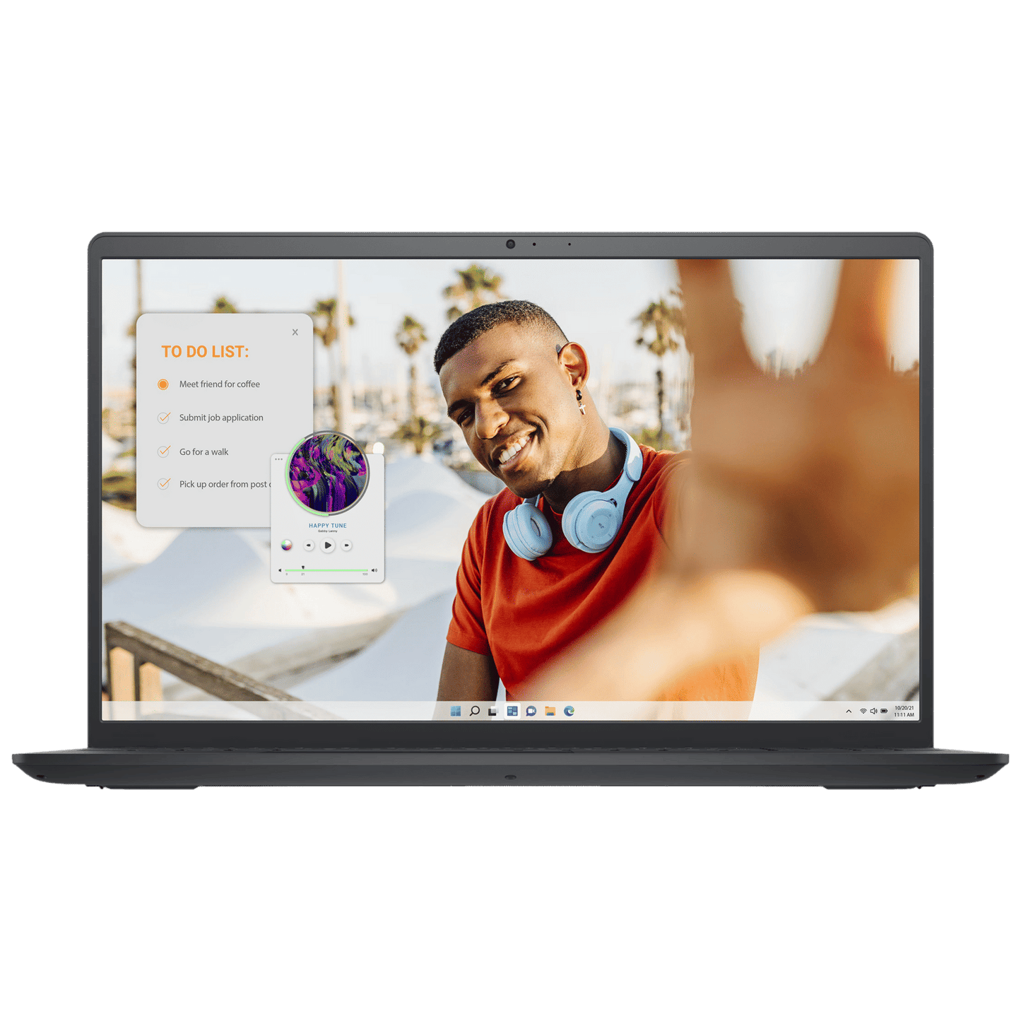 DELL Inspiron 15 3535 AMD Ryzen 3 7320U 7th Gen Notebook Laptop (8GB, 512GB SSD, Windows 11 Home, 15.6 inch Full HD Display, MS Office 2021, Carbon Black, 1.63 KG)