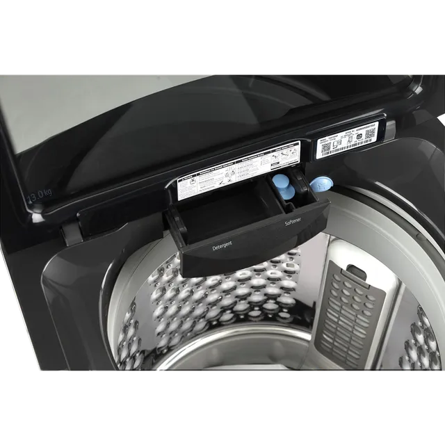 LG THD13SWP 13 Kg Inverter Wi-Fi Fully-Automatic Top Load Washing Machine (Platinum Black, 6 Motion DD, TurboWash, Steam, Smart Diagnosis)
