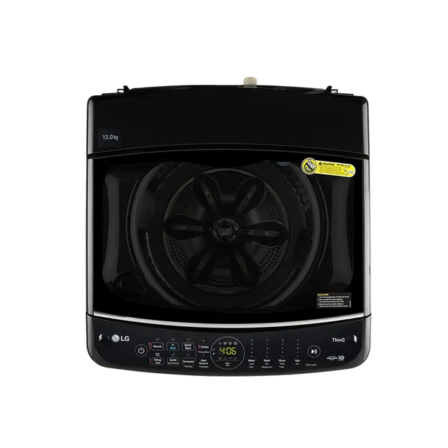 LG THD13SWP 13 Kg Inverter Wi-Fi Fully-Automatic Top Load Washing Machine (Platinum Black, 6 Motion DD, TurboWash, Steam, Smart Diagnosis)
