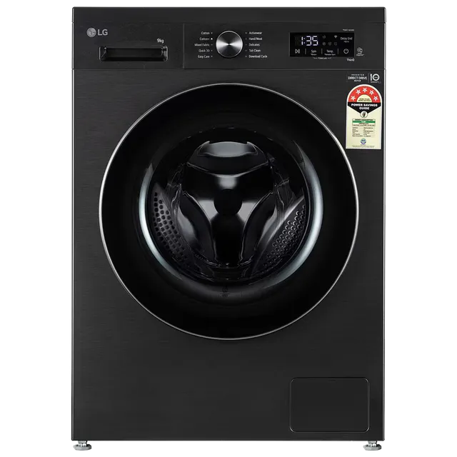 LG FHB1209Z4B 9 Kg 5 Star Wi-Fi Front Load Washing Machine | Inverter Direct Drive | Steam Allergen Care | Suraj Electronics Delhi NCR