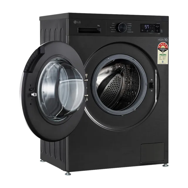 LG FHB1209Z4B 9 Kg 5 Star Wi-Fi Front Load Washing Machine | Inverter Direct Drive | Steam Allergen Care | Suraj Electronics Delhi NCR