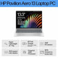 HP Pavilion Aero 13-bg0016AU AMD Ryzen 5-8640U Thin & Light Laptop (16GB, 512GB SSD, Windows 11 Home, 13.3 inch WUXGA IPS Display, MS Office 2021, Natural Silver, 1 KG)