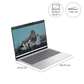 HP Pavilion Aero 13-bg0016AU AMD Ryzen 5-8640U Thin & Light Laptop (16GB, 512GB SSD, Windows 11 Home, 13.3 inch WUXGA IPS Display, MS Office 2021, Natural Silver, 1 KG)