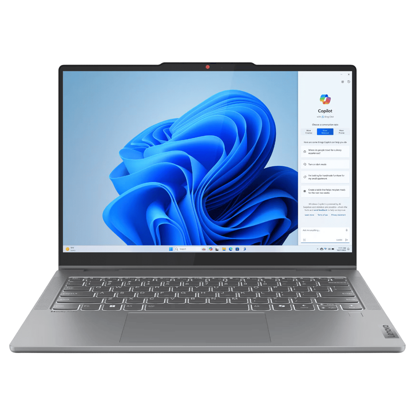 Lenovo IdeaPad 5 14IRH9 Intel Core i5 13th Gen Touchscreen 2-in-1 Laptop (16GB, 512GB SSD, Windows 11 Home, 14 inch WUXGA IPS Display, MS Office 2024, Luna Grey, 1.6 KG)