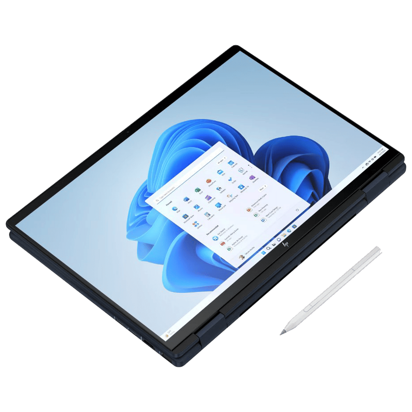 HP Envy X360 Intel Core Ultra 7 Touchscreen 2-in-1 Laptop (16GB, 512GB SSD, Windows 11, 14 inch OLED Display, MS Office Home & Student 2021, Atmospheric Blue, 3.5 KG)