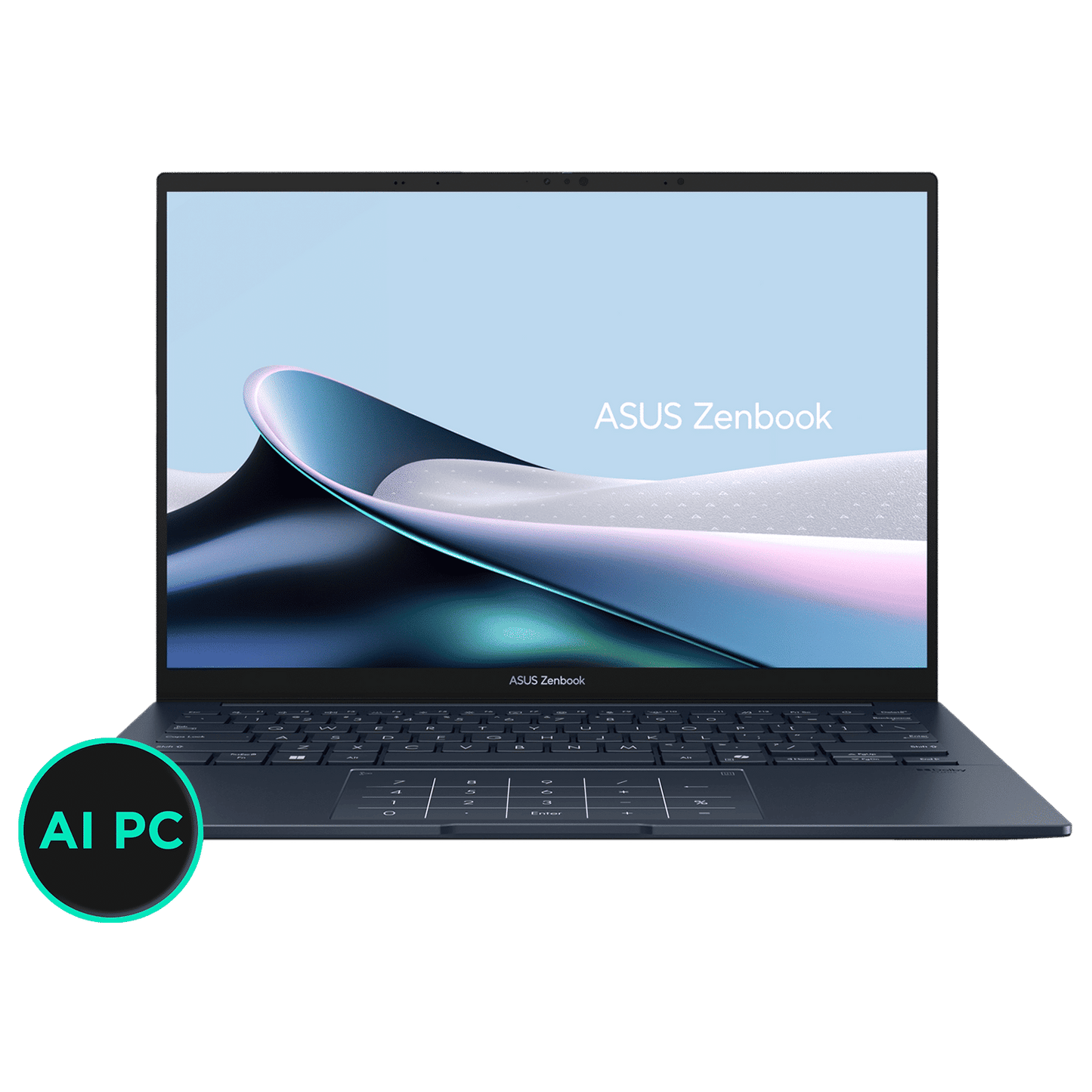 ASUS Zenbook 1 Intel Core Ultra 7 255H Touchscreen Notebook Laptop (32GB, 1TB SSD, Windows 11 Home, 14 inch OLED Display, MS Office 2024, Ponder Blue, 1.28 KG)