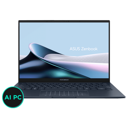 ASUS Zenbook 1 Intel Core Ultra 7 255H Touchscreen Notebook Laptop (32GB, 1TB SSD, Windows 11 Home, 14 inch OLED Display, MS Office 2024, Ponder Blue, 1.28 KG)