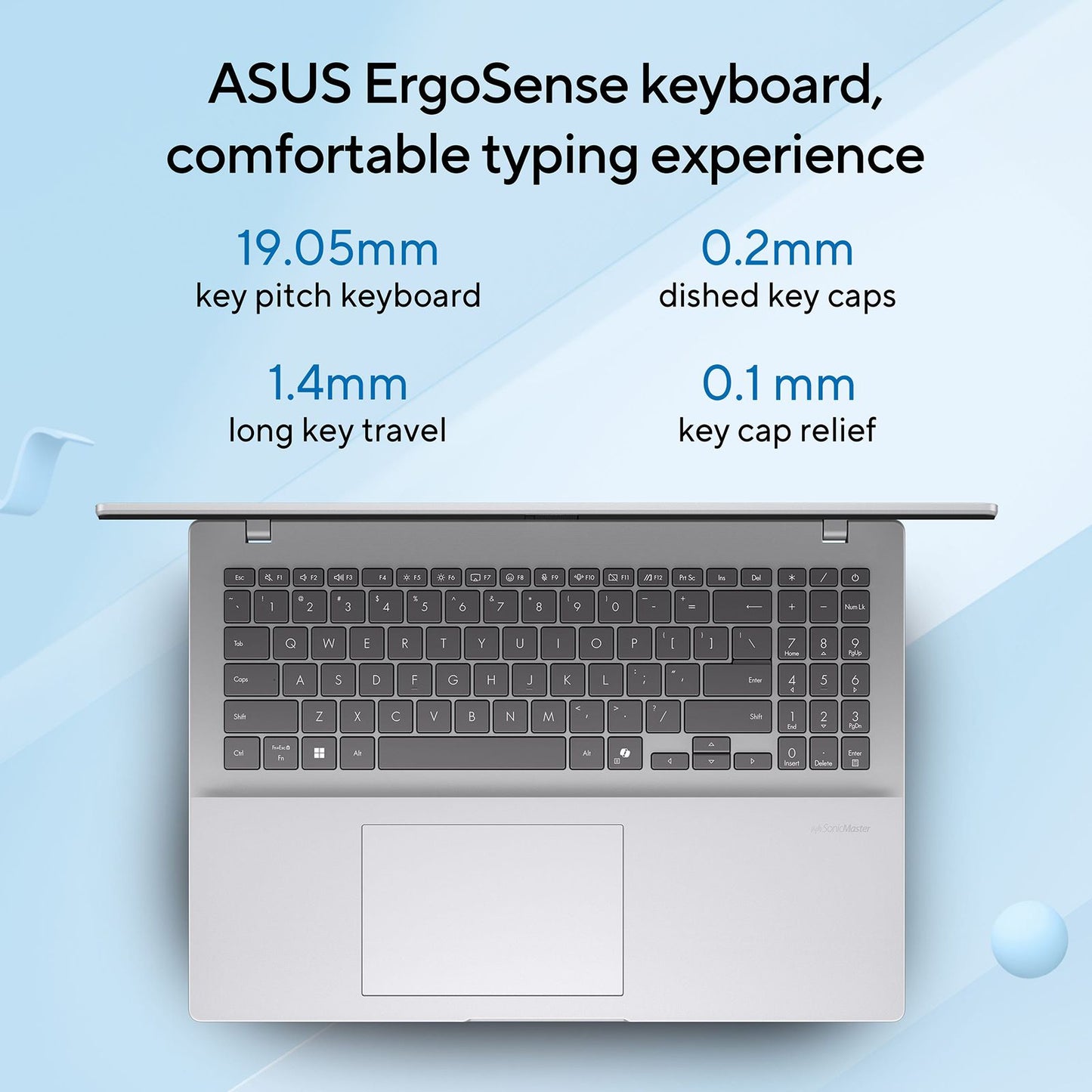 ASUS Vivobook 16 Intel Core Ultra 5 Laptop (16GB, 512GB SSD, Windows 11 Home, 16 inch WUXGA Display, MS Office Home 2024, Cool Silver, 1.88 KG)