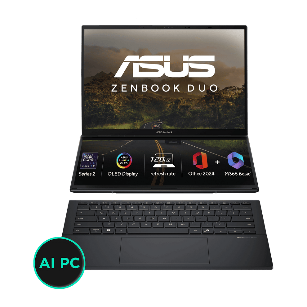 ASUS ZenBook Duo Ultra9 /32G/1T/オフィス/2画面 ASUSから2画面PC