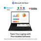 ASUS Zenbook Duo Intel Core Ultra 9 285H Touchscreen Laptop (32GB, 1TB SSD, Windows 11 Home, 14 inch OLED Display, MS Office Home 2024, Inkwell Gray, 1.65 KG)