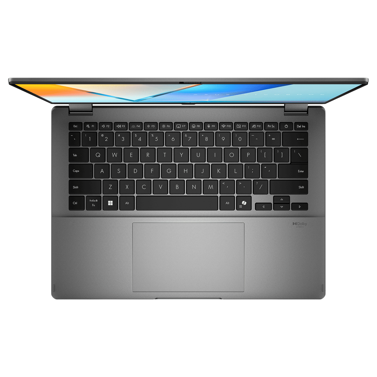 ASUS Vivobook 1 Flip Intel Core Ultra 7 256V Touchscreen 2-in-1 Laptop (16GB, 512GB SSD, Windows 11 Home, 14 inch OLED Display, MS Office Home 2024, Matte Gray, 1.57 KG)