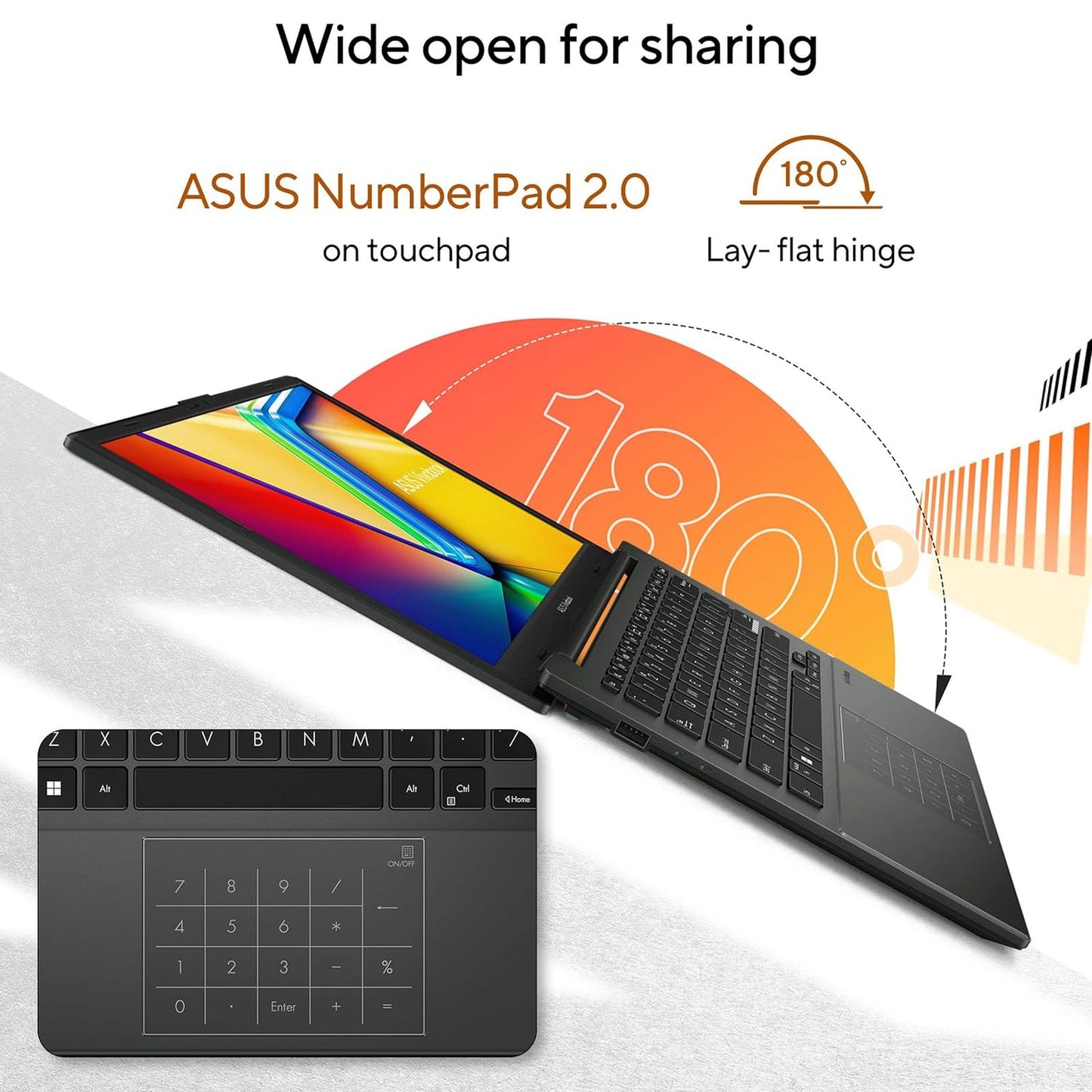 ASUS Vivobook Go 14 AMD Ryzen 5 7520U Thin & Light Laptop (16GB, 512GB SSD, Windows 11 home, AMD Radeon Graphics, 14 inch Full HD Display, MS Office Home 2024, Mixed Black, 1.38 KG)