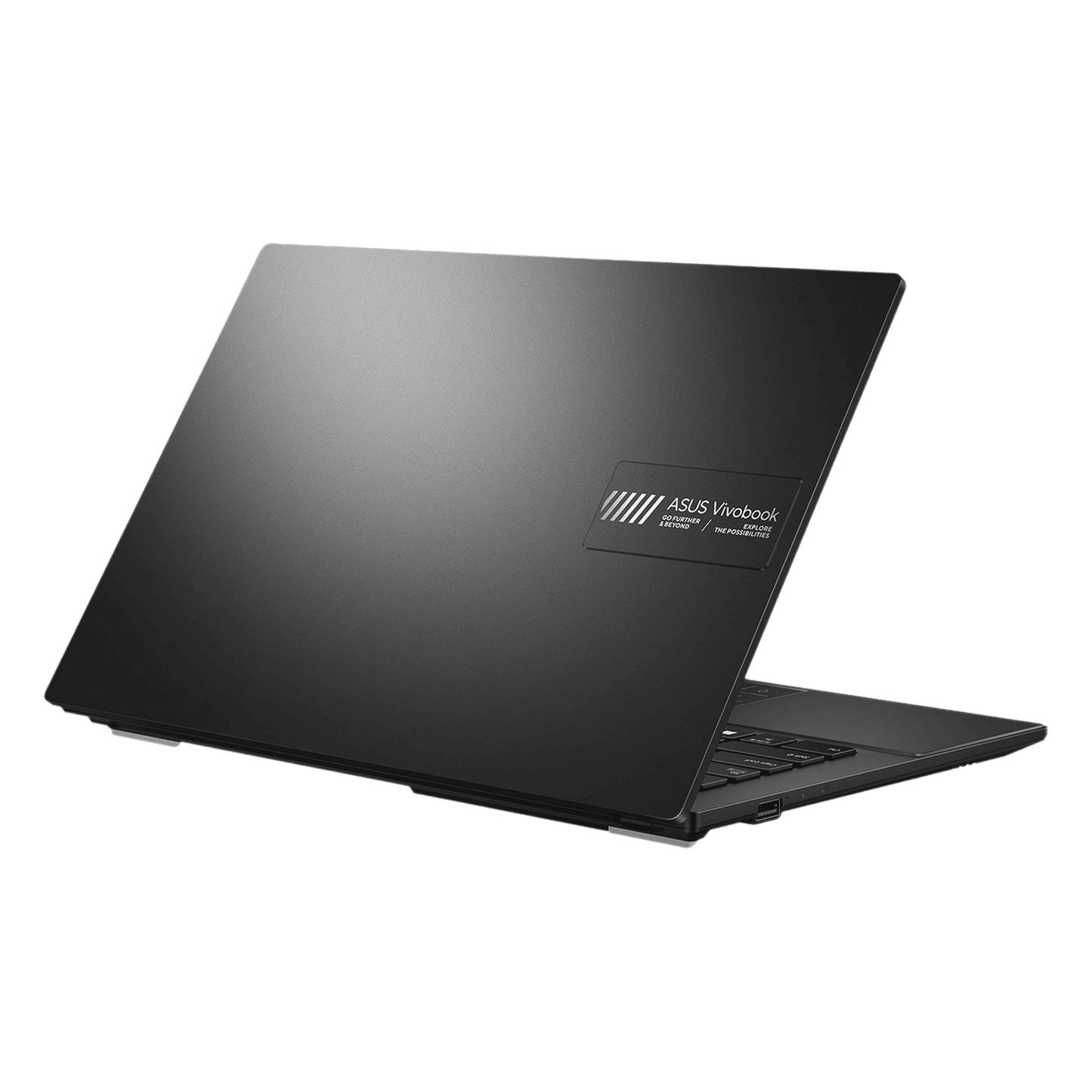 ASUS Vivobook Go 14 AMD Ryzen 5 7520U Thin & Light Laptop (16GB, 512GB SSD, Windows 11 home, AMD Radeon Graphics, 14 inch Full HD Display, MS Office Home 2024, Mixed Black, 1.38 KG)