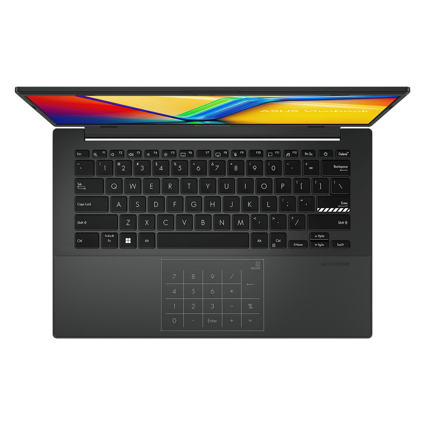 ASUS Vivobook Go 14 AMD Ryzen 5 7520U Thin & Light Laptop (16GB, 512GB SSD, Windows 11 home, AMD Radeon Graphics, 14 inch Full HD Display, MS Office Home 2024, Mixed Black, 1.38 KG)