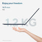 ASUS Zenbook 1 Intel Core Ultra 9 285H Touchscreen Notebook Laptop (32GB, 1TB SSD, Windows 11 Home, 14 inch OLED Display, MS Office 2024, Ponder Blue, 1.28 KG)