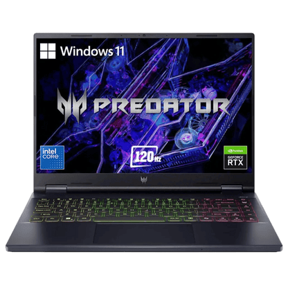 acer Predator Helios Neo 14 Intel Core Ultra 7 Gaming Laptop (16GB, 1TB SSD, Windows 11 Home, 6GB Graphics, 14.5 inch 120 Hz WUXGA IPS Display, NVIDIA Geforce RTX 4050, MS Office, Abyssal Black, 1.99 KG)
