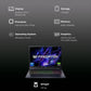 acer Predator Helios Neo 14 Intel Core Ultra 7 Gaming Laptop (16GB, 1TB SSD, Windows 11 Home, 6GB Graphics, 14.5 inch 120 Hz WUXGA IPS Display, NVIDIA Geforce RTX 4050, MS Office, Abyssal Black, 1.99 KG)