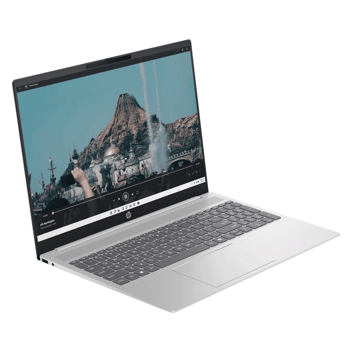 HP Pavillion 16-ag0019AU AMD Ryzen 5 Thin & Light Laptop (16GB, 512GB SSD, Windows 11 Home, 16 inch WUXGA IPS Display, Natural Silver, 1.79 KG)