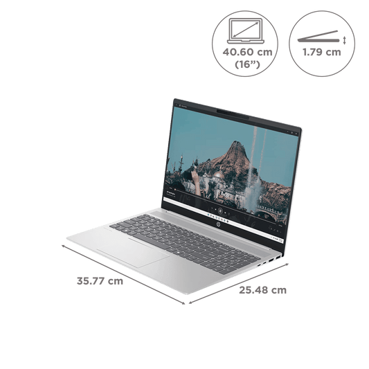 HP Pavillion 16-ag0019AU AMD Ryzen 5 Thin & Light Laptop (16GB, 512GB SSD, Windows 11 Home, 16 inch WUXGA IPS Display, Natural Silver, 1.79 KG)