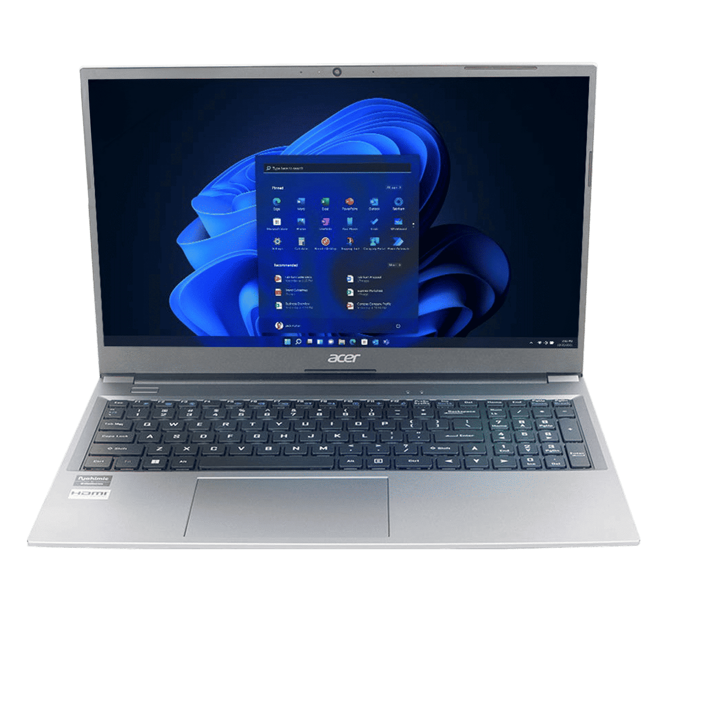 acer Aspire Lite AL15-41 AMD Ryzen 5 7430U Thin & Light Laptop (16GB, 512GB SSD, Windows 11 Home, 15.6 inch Full HD TN Display, MS Office Home & Student 2021, Steel Grey, 1.59 KG)
