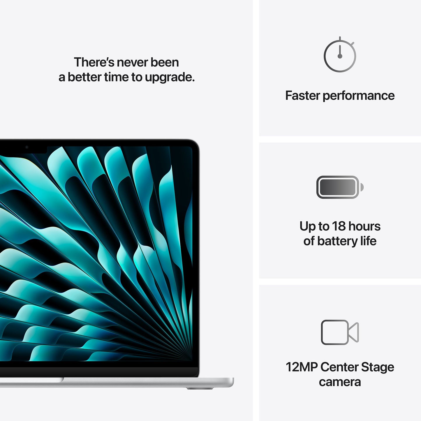 Apple MacBook Air (13.6 inch, M4, 16GB, 256GB, macOS, Silver)