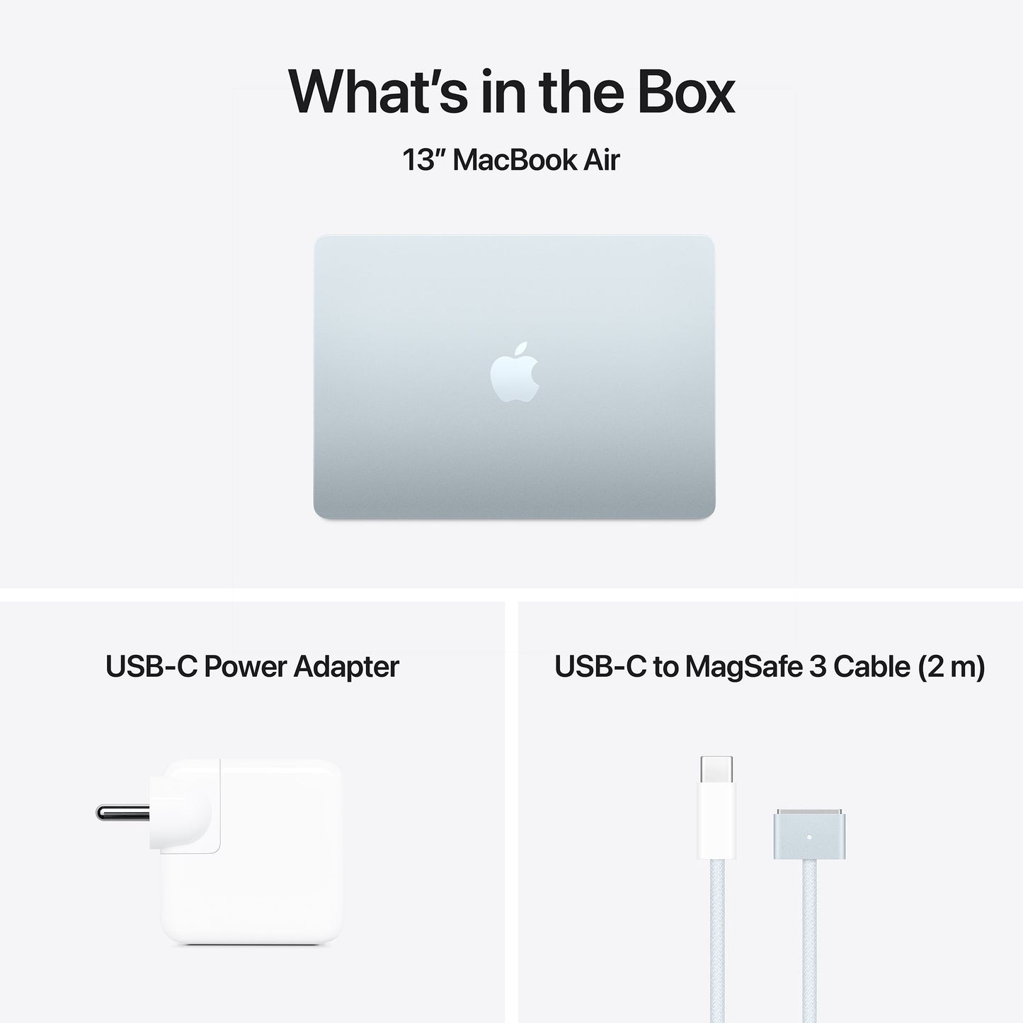 Apple MacBook Air (13.6 inch, M4, 16GB, 512GB, macOS, Sky Blue)