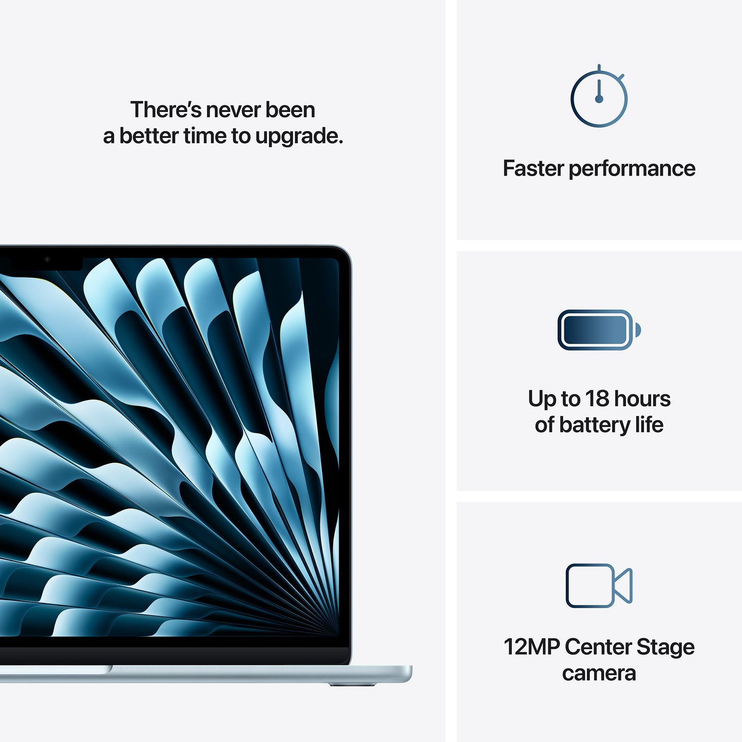 Apple MacBook Air (13.6 inch, M4, 16GB, 512GB, macOS, Sky Blue)