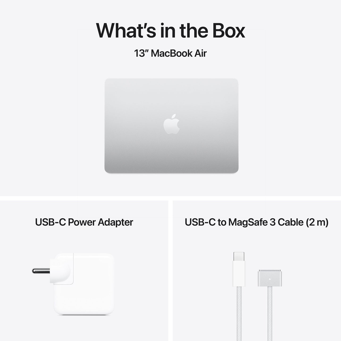 Apple MacBook Air (13.6 inch, M4, 16GB, 512GB, macOS, Silver)